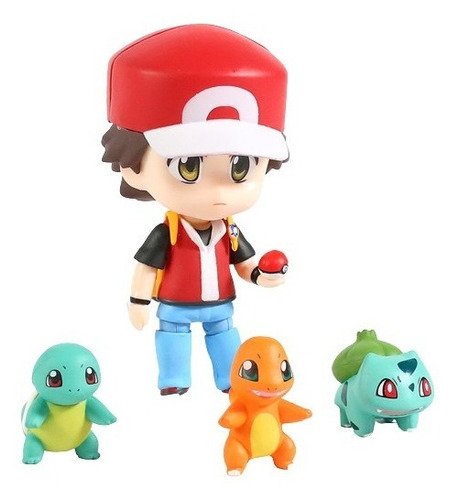 Treinador Pokémon Red Nendoroid Bootleg